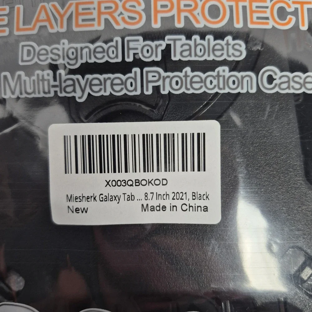Miesherk Tablet Case Galaxy Tab A7 Lite 8.7 Inch Black‎ New Rugged 360 Rotation